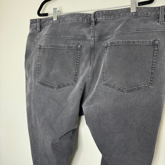 Lane Bryant Grey Distressed Skinny Jeans 26 - Picture 7 of 9